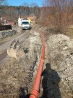 Oprava kanalizace a silnice - Podhořany
