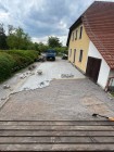 Výstavba zámkové dlažby a pergoly u Obecního domu