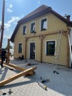 Výstavba zámkové dlažby a pergoly u Obecního domu